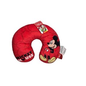 Disney Mickey Mouse 11"x13" Neck Pillow Travel Accessory Soft New